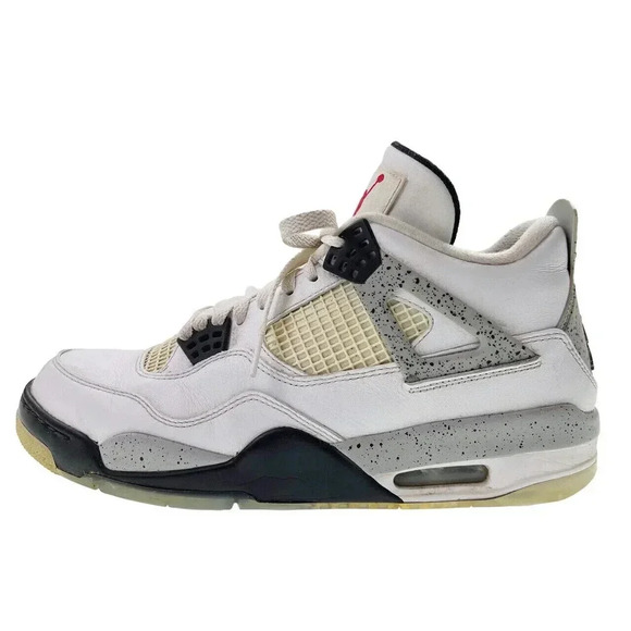 Nike Other - Nike Mens Air Jordan 4 Retro OG Basketball Shoes White/Black Size 9.5 840606-192